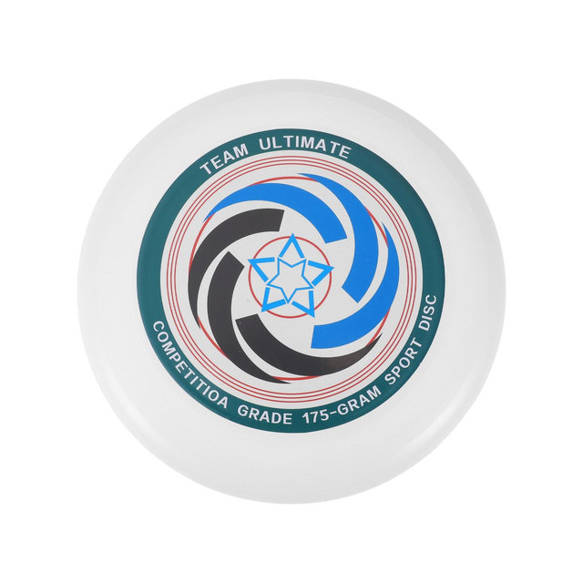 Unique Bargains Round Flying Disc 10.63" Blue Black 1 Pc