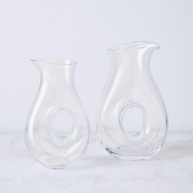 Hand-Blown Glass Void Jug - Large