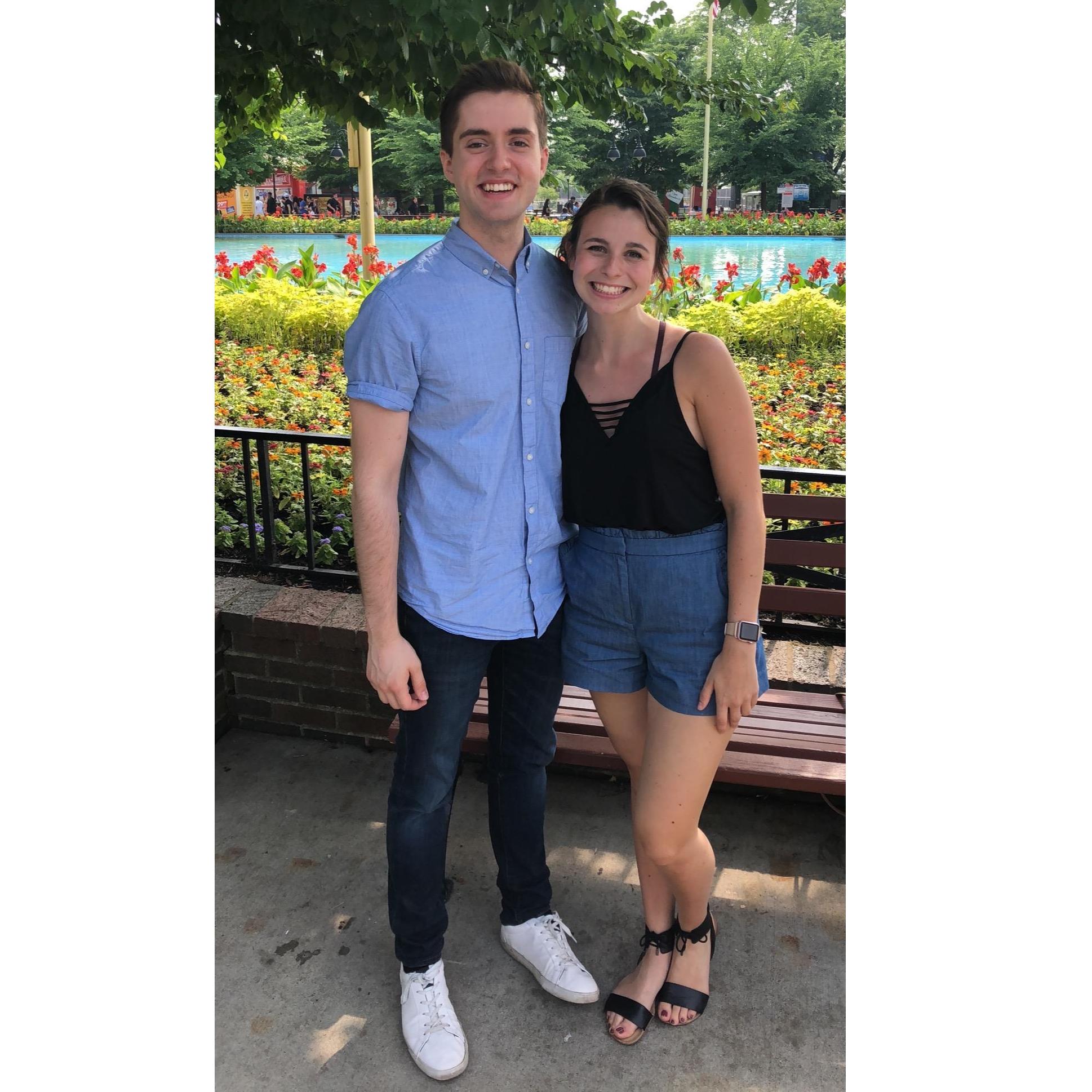 june 12, 2018. a fun day at six flags!
