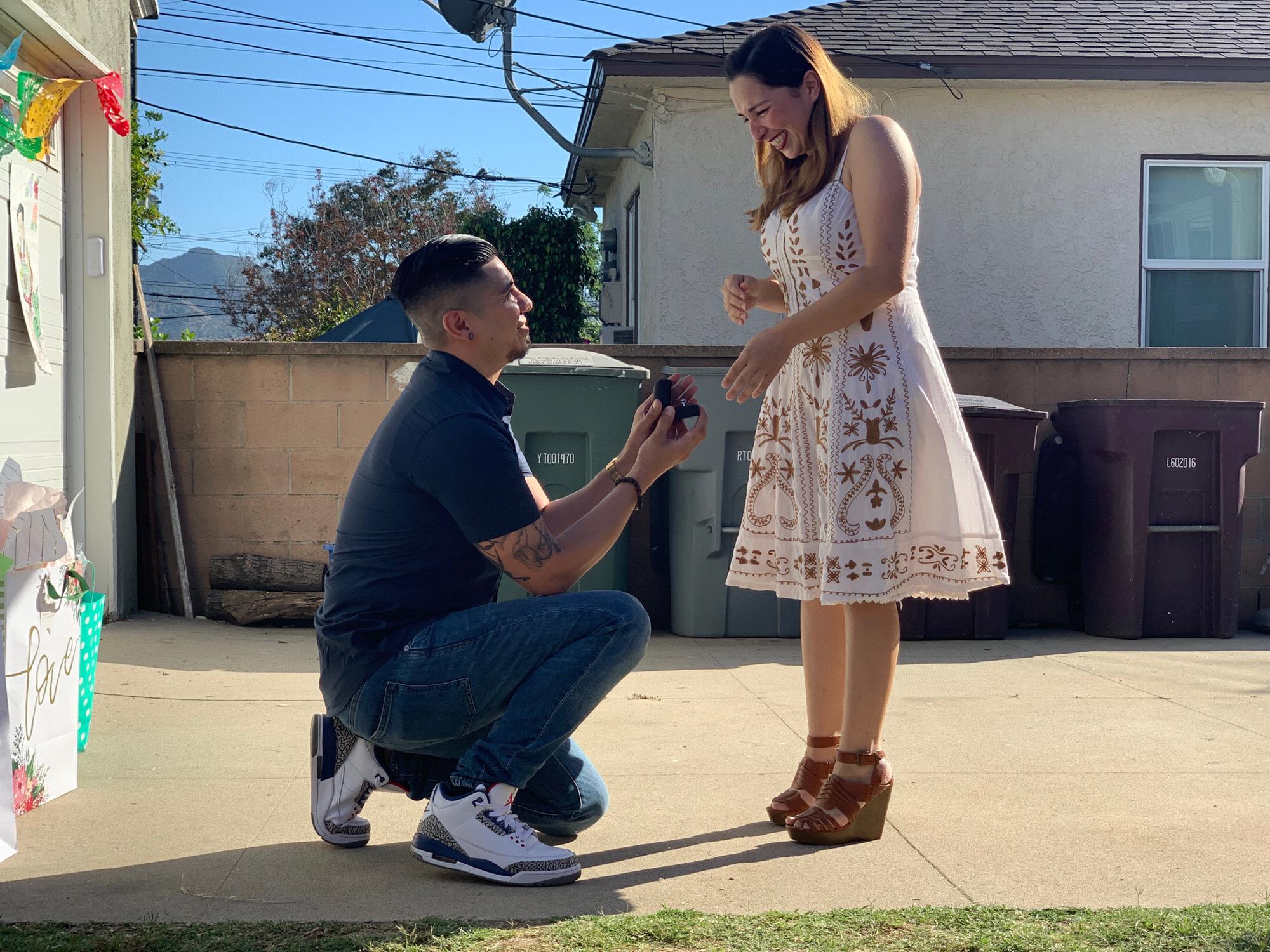 The day that Dougie bent the knee and asked Vanessa to be his forever <3 6/23/2019