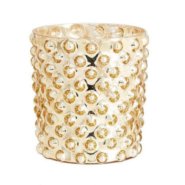 Eclectic Mercury Hurricanes, Gold - Medium Hobnail