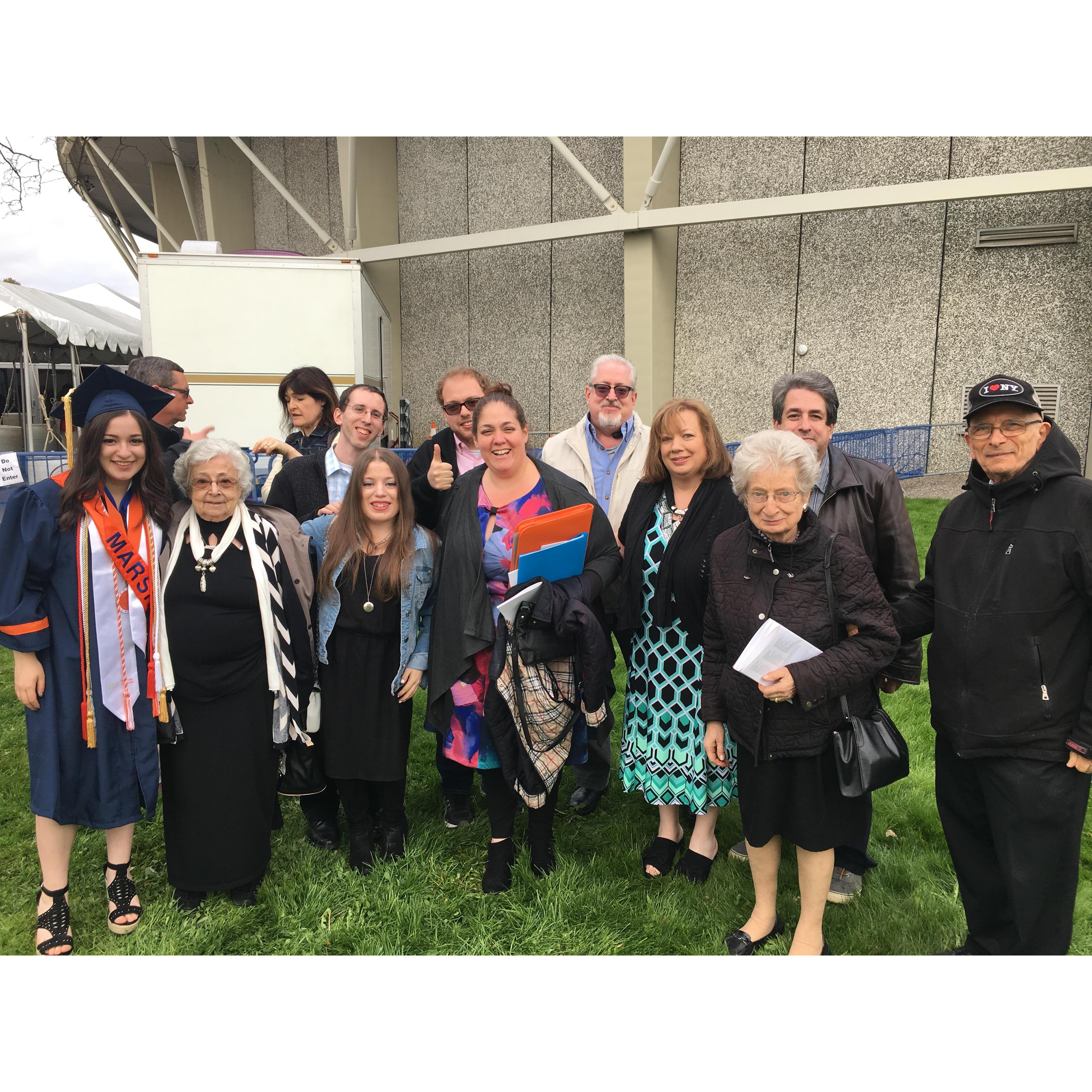 Celebrating Stephanie's graduation from Syracuse University.
May 12, 2018