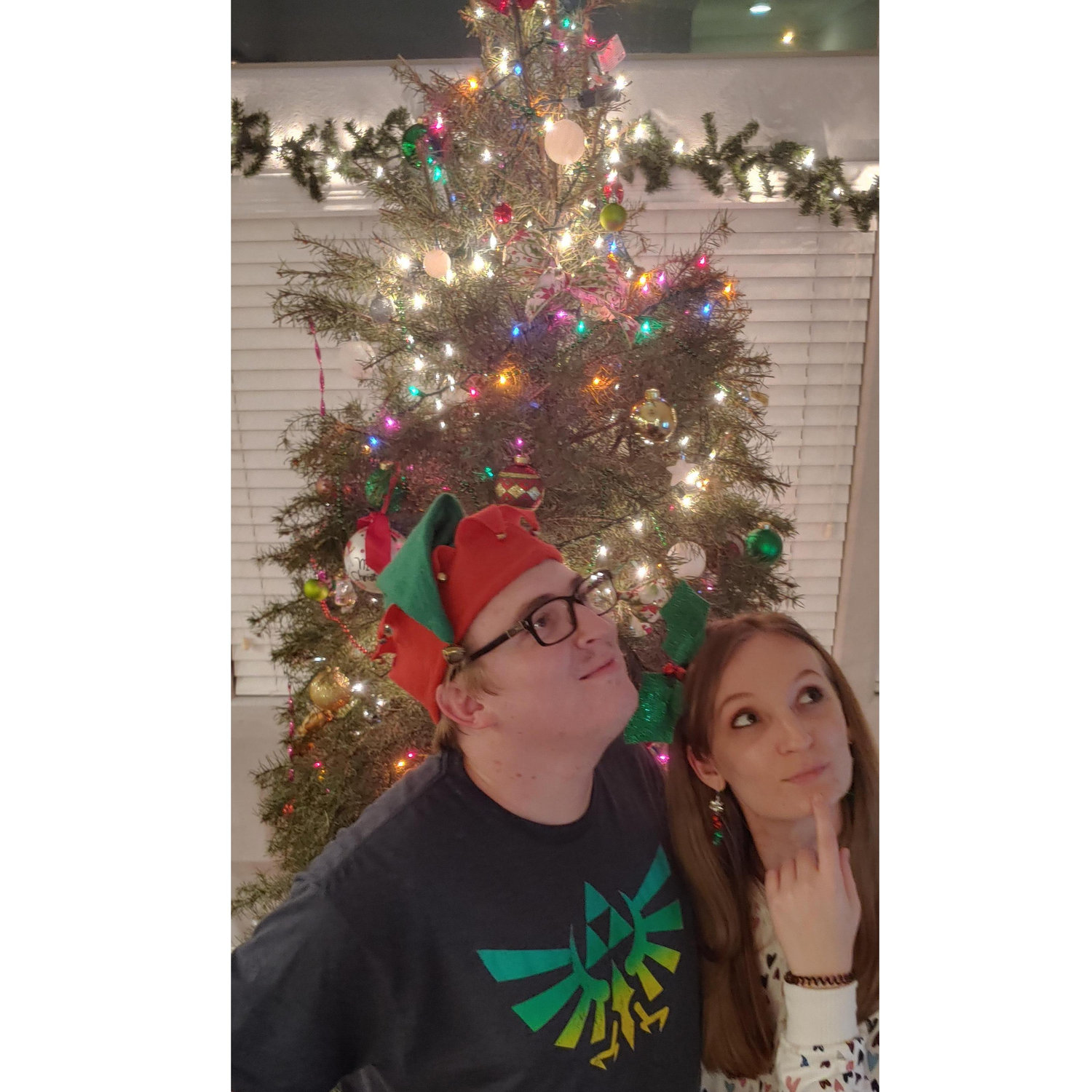 Our first Christmas at our new home together in Las Vegas.