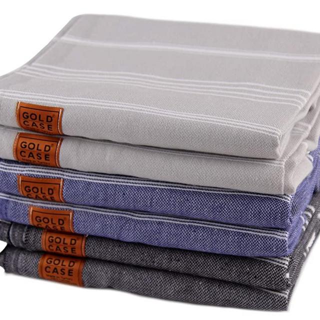 Set of 6 XXL LYCIA Pestemal Towels Turkish Cotton Bath Beach Hammam Towel Peshtemal Throw Blanket (Multi Dark)