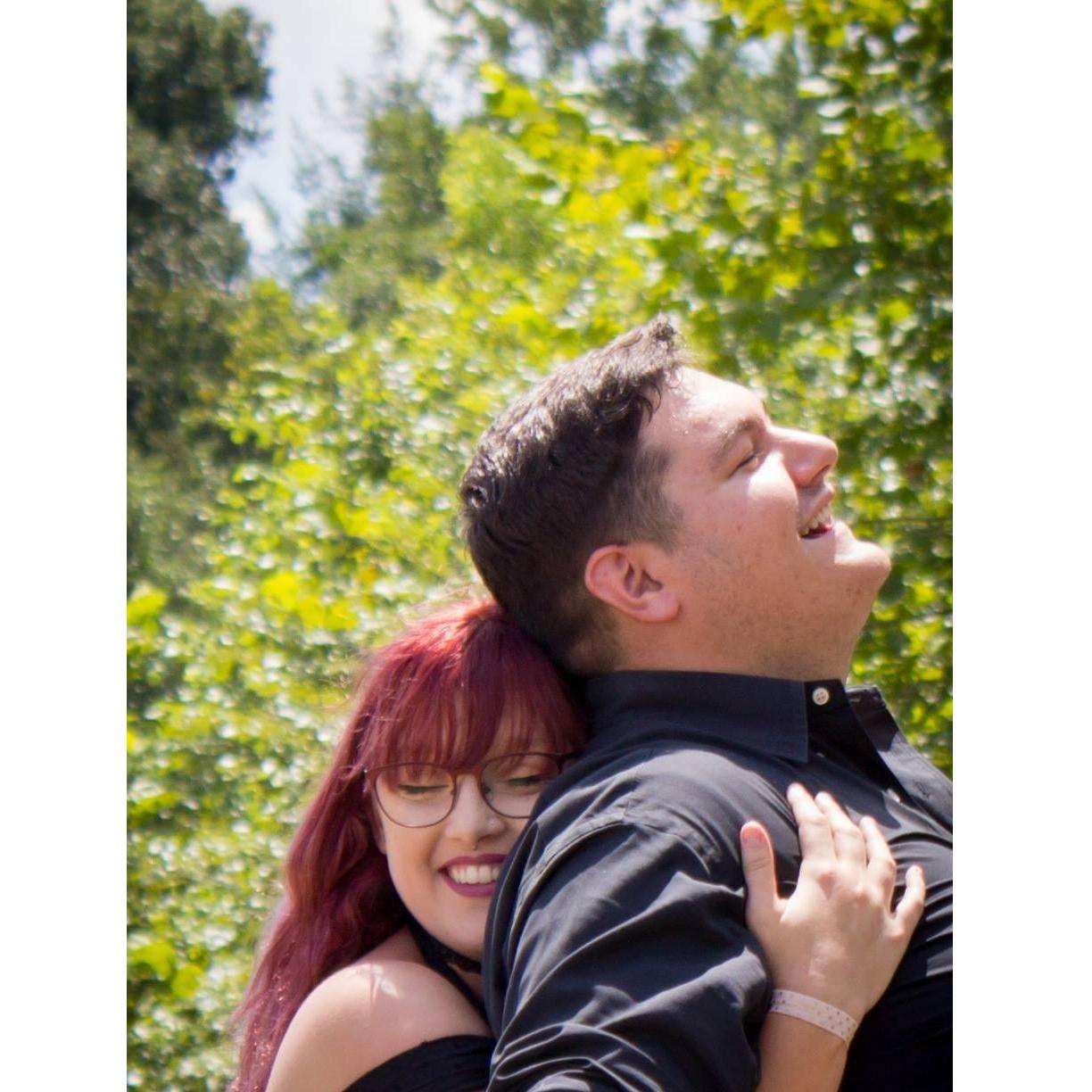 goofing off, per usual!
Moment captured by Adore Photography