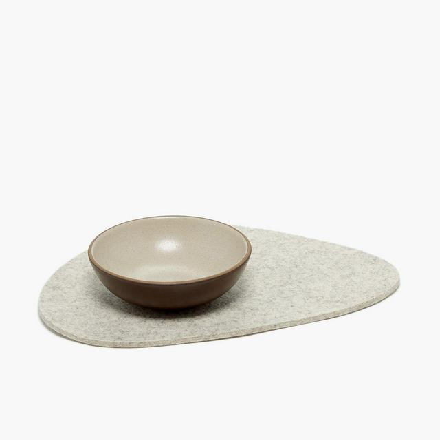 Large Stone Merino Wool Felt Trivet