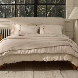 Muslin Coverlet- Silk & Snow - King, Oat