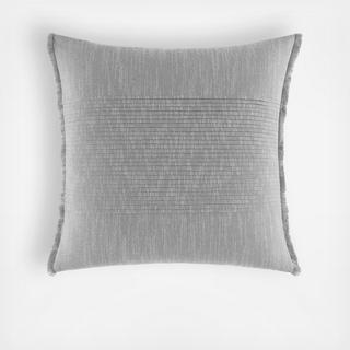 Bronwell Fringe Pleated Decorative Pillow