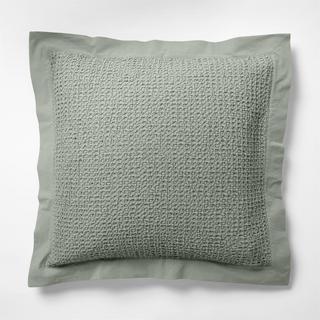 Organic Cotton Waffle Euro Sham