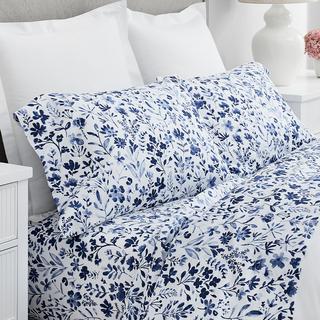 Hemmed Botanical Organic Pillowcase, Set of 2