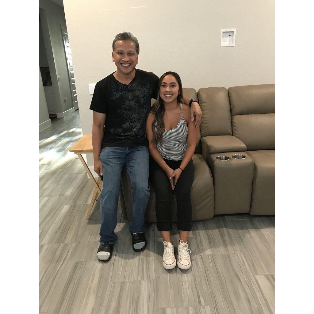 Jaz & her dad
