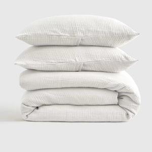 Organic Airy Gauze Duvet Cover Set | Quince in White