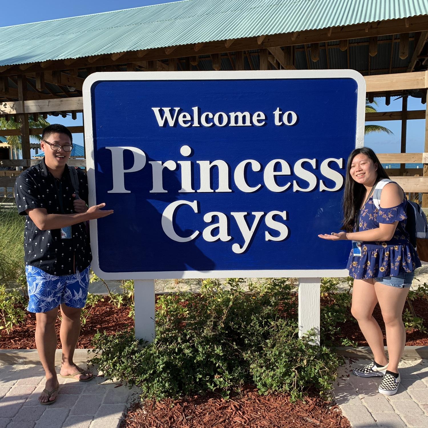 Took a cruise to Princess Cays.