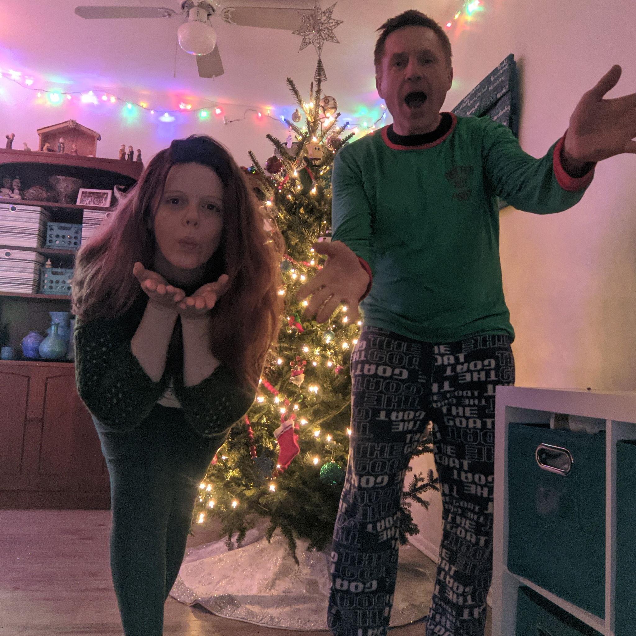 Our first Christmas. December 2021