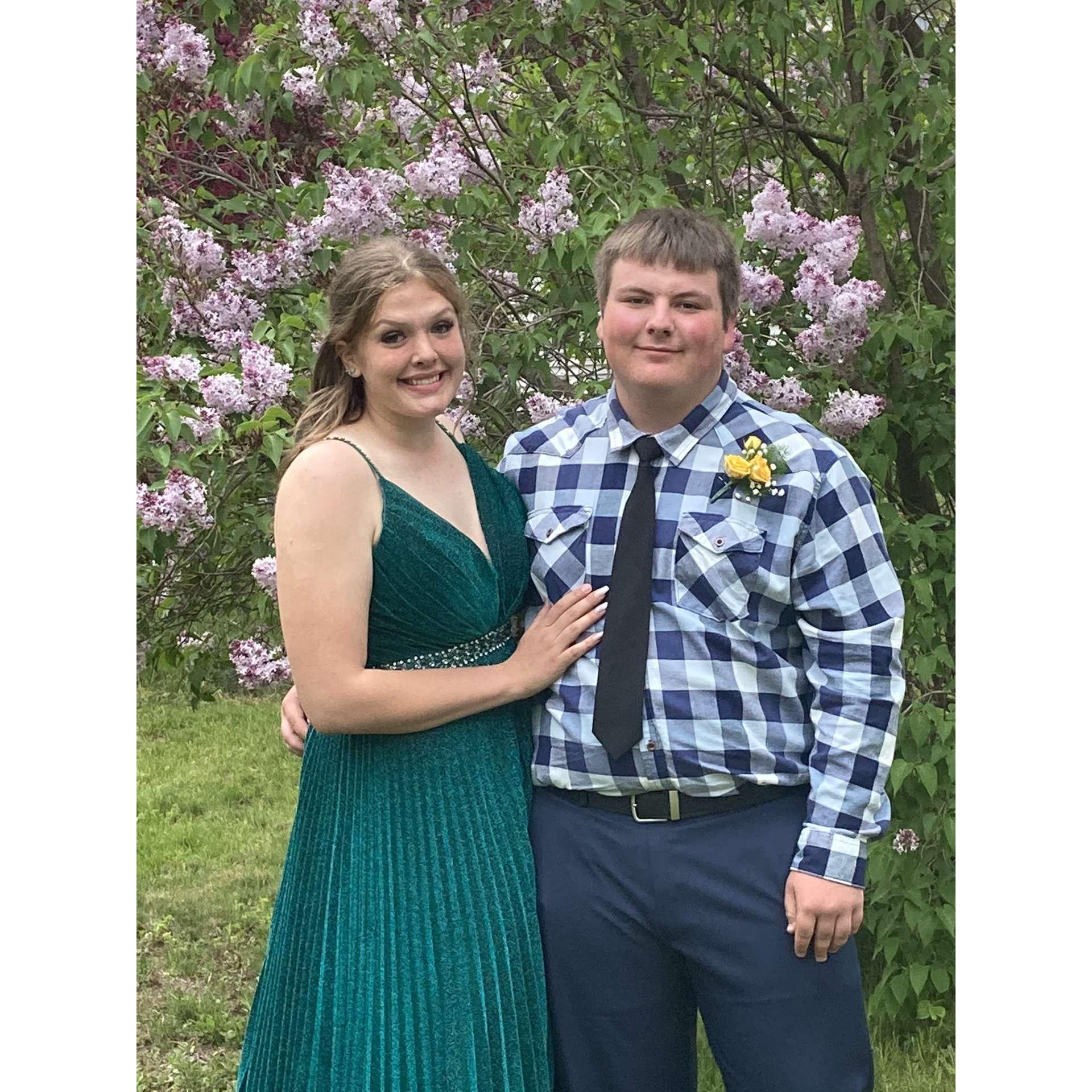 Our Junior prom! (and first "date")