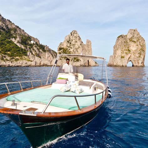 Boat tour of Capri