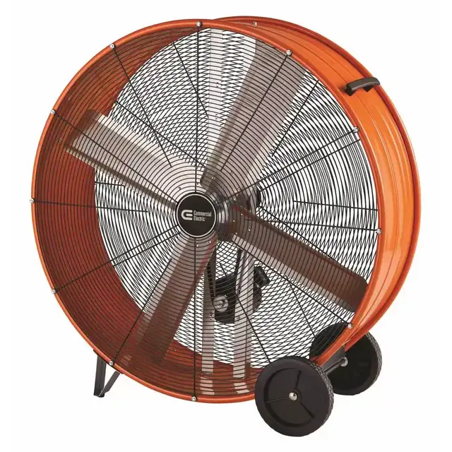 42 in. Heavy Duty Belt Drive Drum Fan