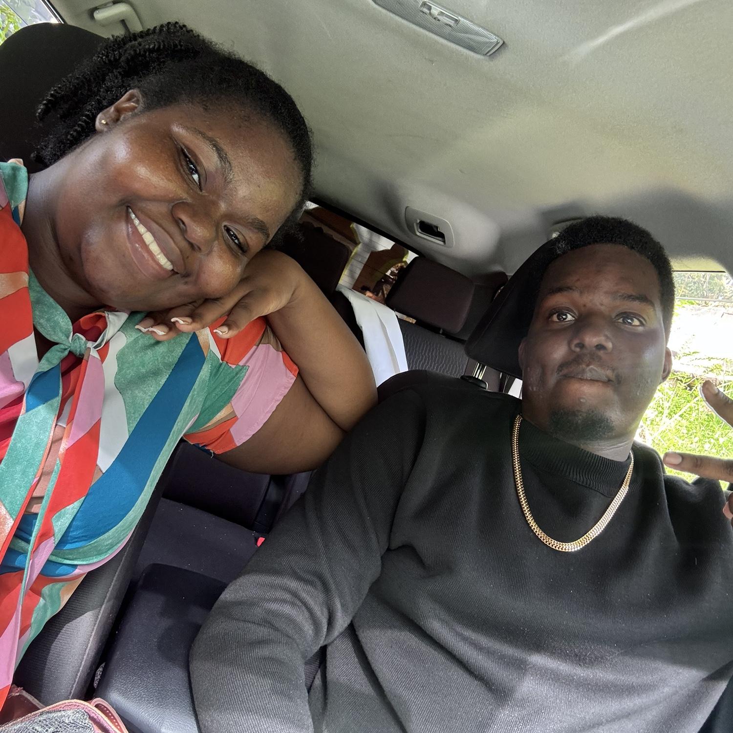 Our most recent pic going to church together