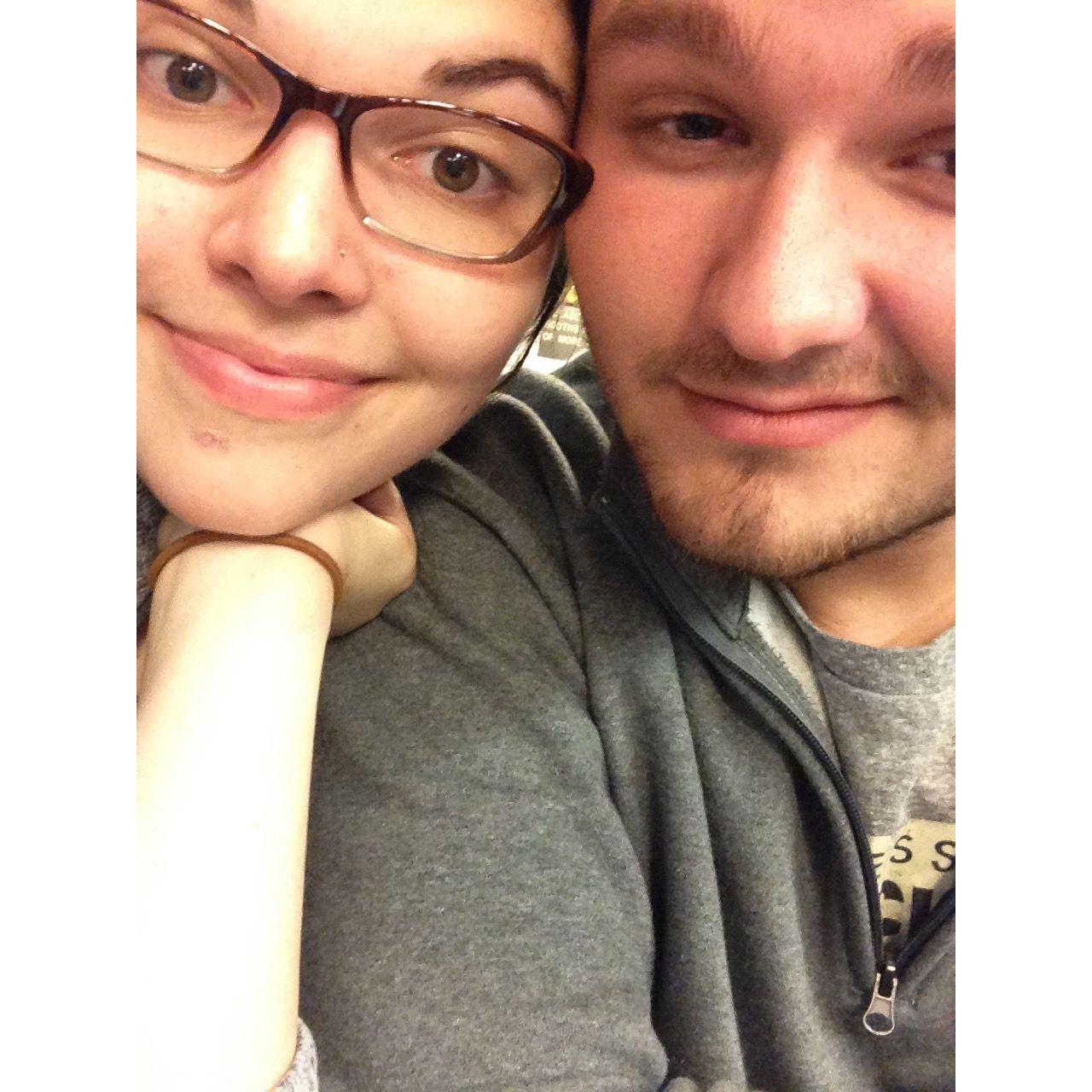The first photo we ever took together, November 2015.