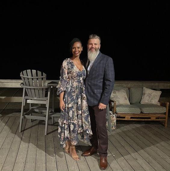Pictured in Martha's Vineyard, days prior the couple was almost marooned on Little Moose Island in Acadia Nat'l Park. The ordeal was a bonding experience and now one of their favorite shared memories.