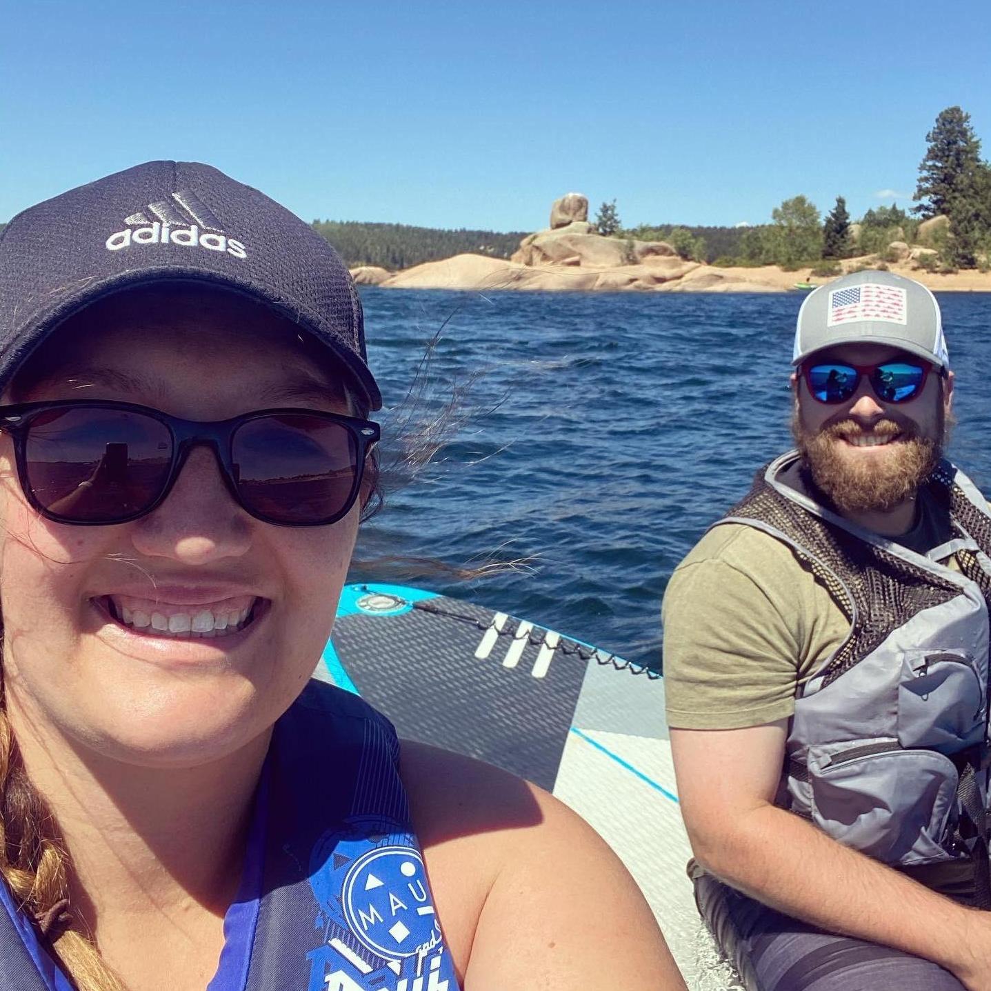 2021. Paddle boarding in Colorado!