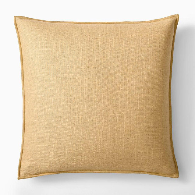 Classic Linen Pillow Cover, 20x20, Straw