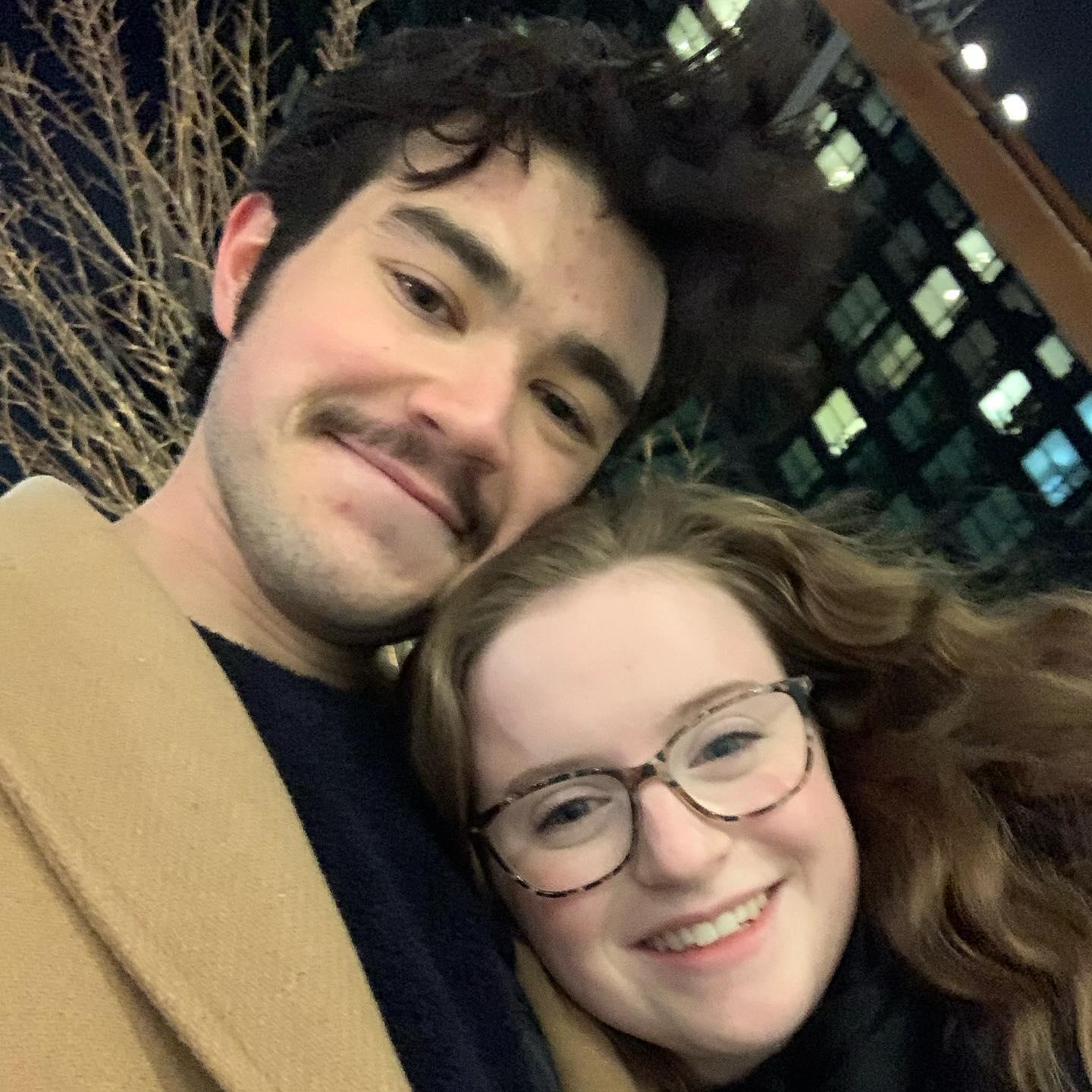 Our second date, ice skating in Fenway! David says he knew on this night that he would marry Keeley :)