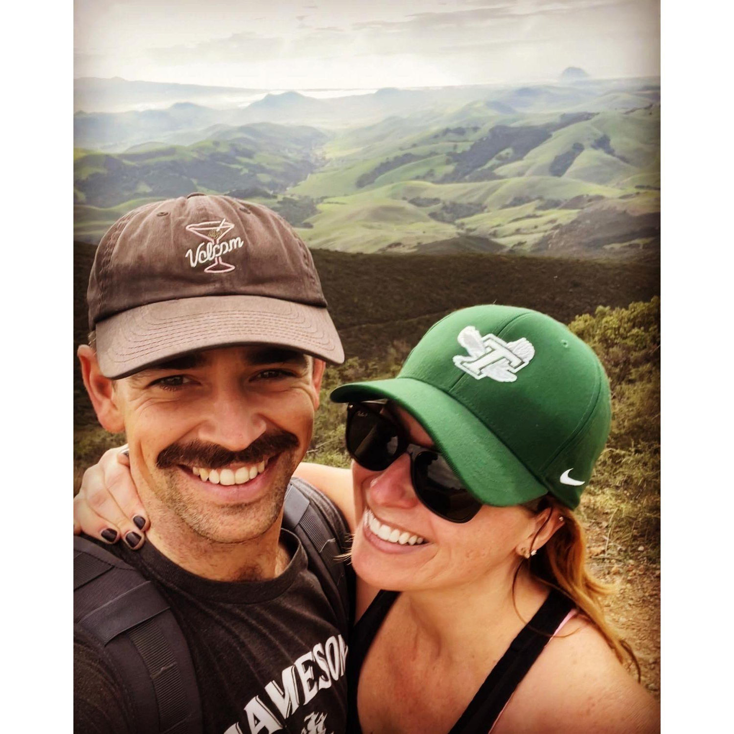 We love hiking together! This was Cero Alto in Morro Bay.