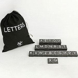 Daily Inspiration Black Letter Bag- 112 pc