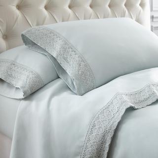 Crochet Lace 4-Piece Sheet Set