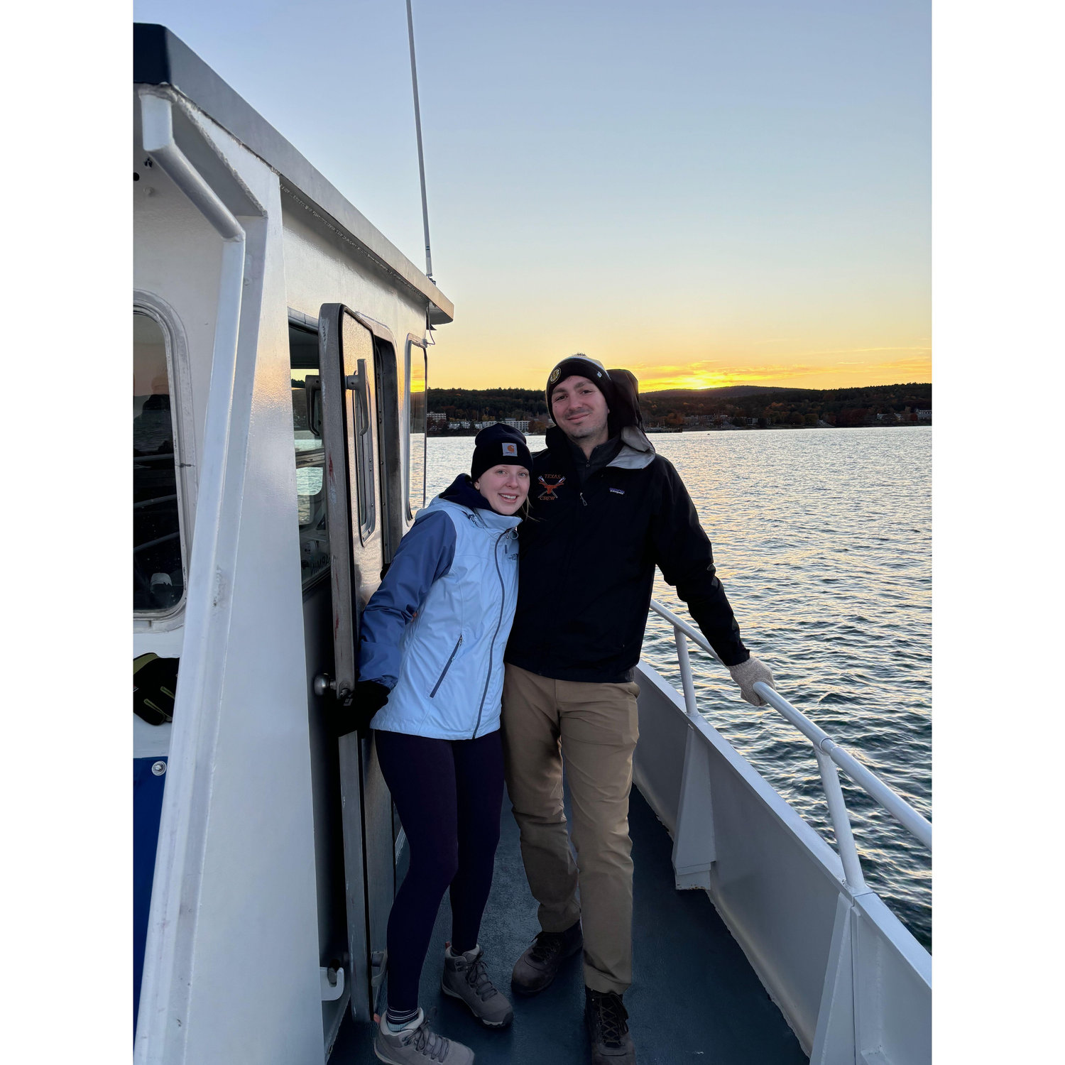Learning all about lobstering while visiting Acadia!