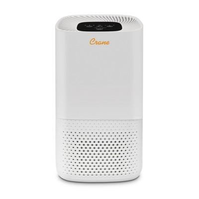 Crane True HEPA Filter Air Purifier - White