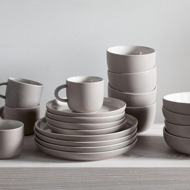Kaloh Dinnerware Charleston Grey Set of 20