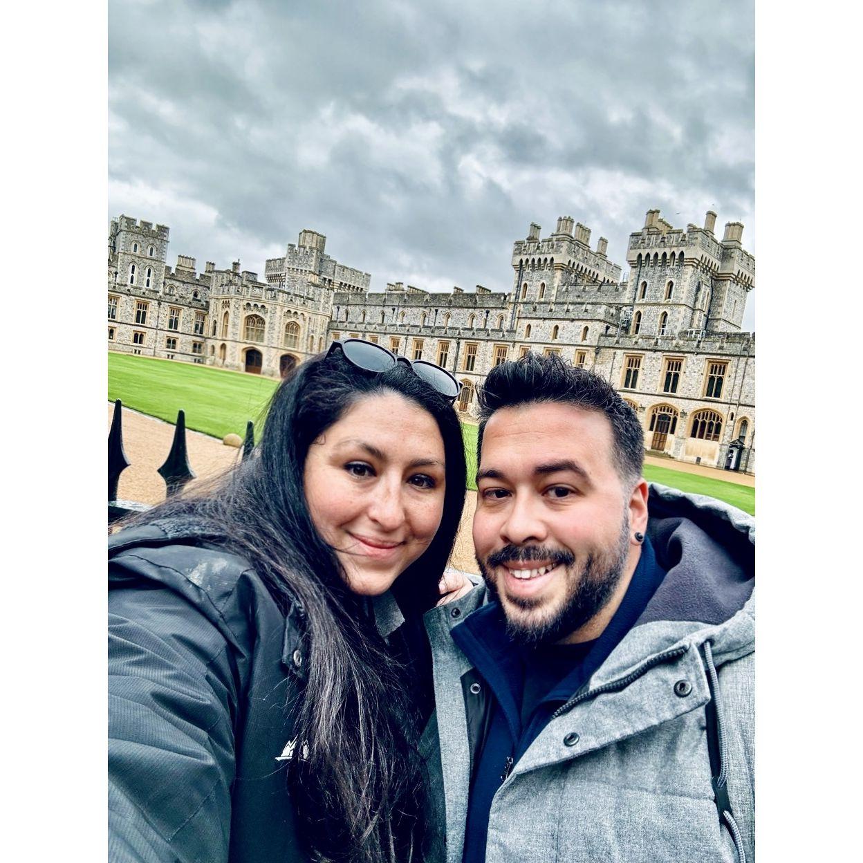 At Windsor Castle in London England 2023