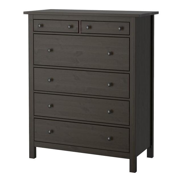6-drawer chest, black-brown,