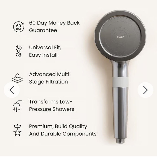 Filtered Handheld Showerhead