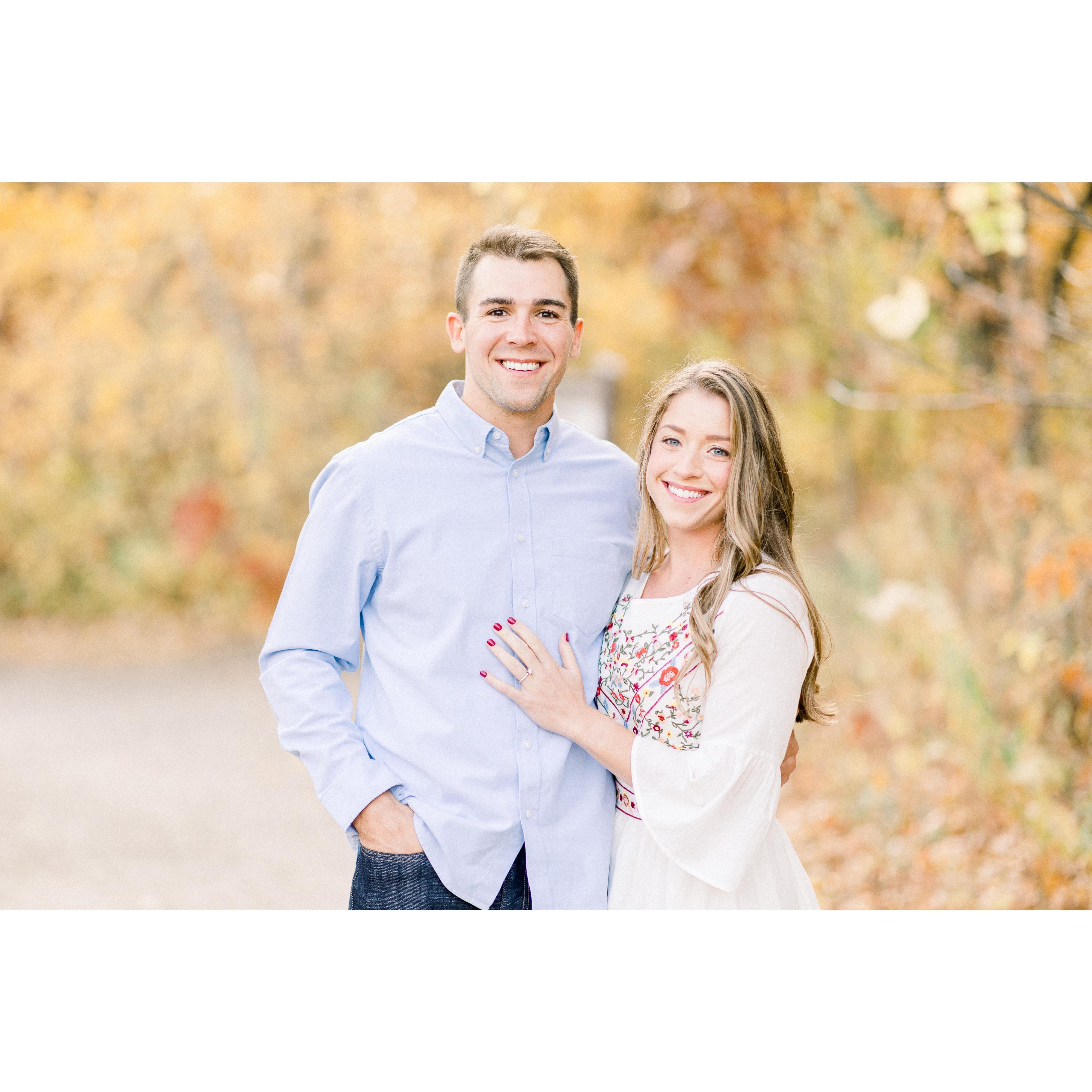 We went to the Eastman Nature Center at Elm Creek Park for our engagement photos.