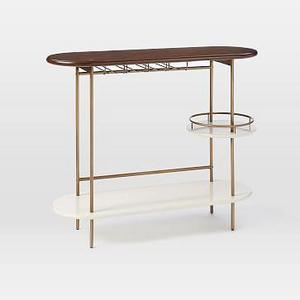 Tiered Bar Console, Parchment
