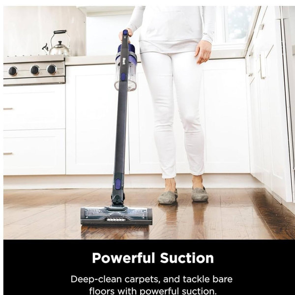 Shark Pet Cordless Stick Vacuum with XL Dust Cup, LED Headlights, Removable Handheld Vac, Crevice Tool, Portable Vacuum for Household Pet Hair, Carpet and Hard Floors, 40min Runtime, Grey, IX141