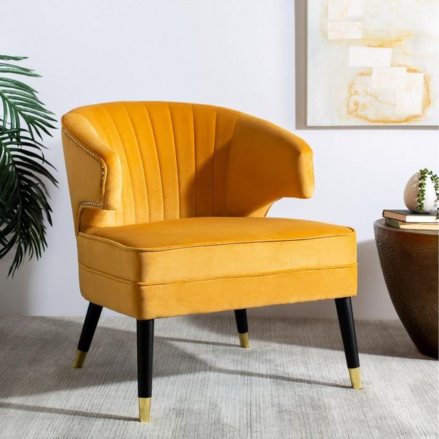 Velveteen 26.8'' Wide Tufted Velvet Armchair
