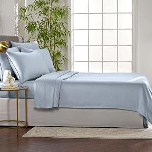 Pure Bamboo King Sheets, Genuine 100% Organic Viscose Derived from Bamboo Bed Sheet Set, Luxuriously Soft & Cooling, Double Stitching, 2 Year Quality Promise (King, Sterling Blue)