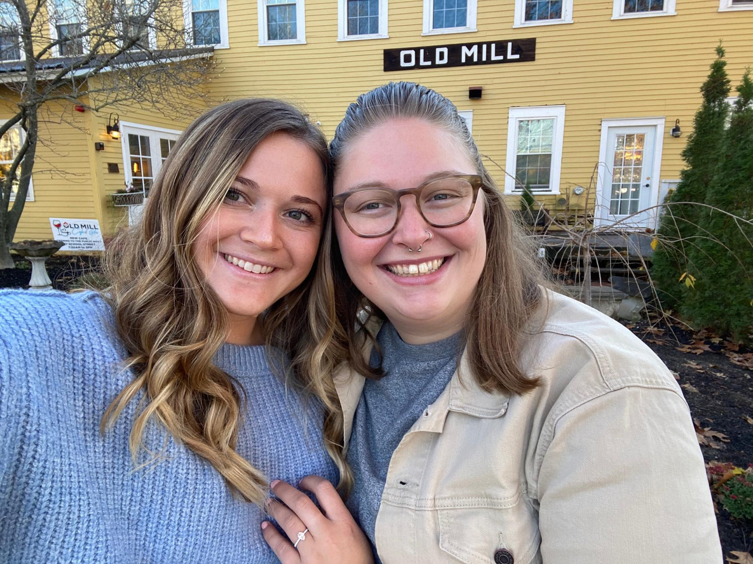 Nicolette had just proposed at Mount Holyoke College, where we met, and we captured the moment in front of one of our fave BnB's in the Pioneer Valley.
