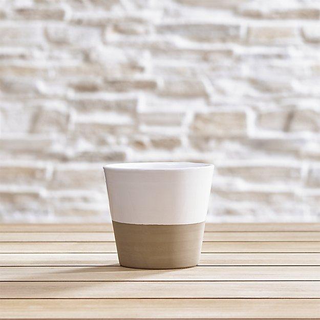 Carnivale White Mini Planter
