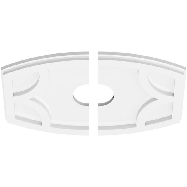 Kailey Architectural Grade PVC Contemporary Ceiling Medallion