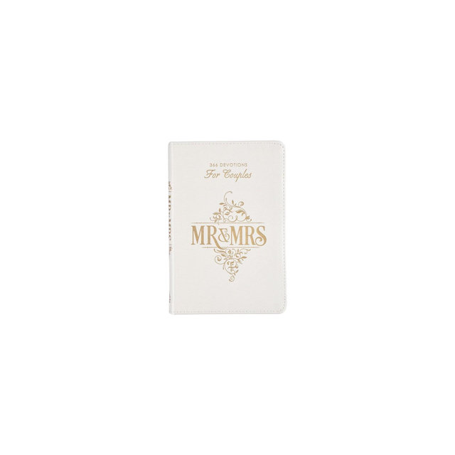 Gift Book Mr. & Mrs. White Faux Leather - by Teigen Rob & Joanna