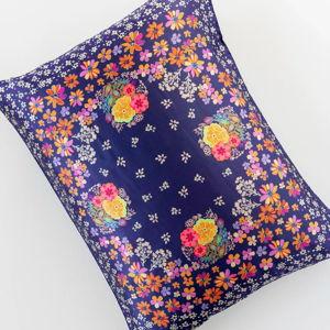 Satin Pillowcase - Tropic Bandana Navy