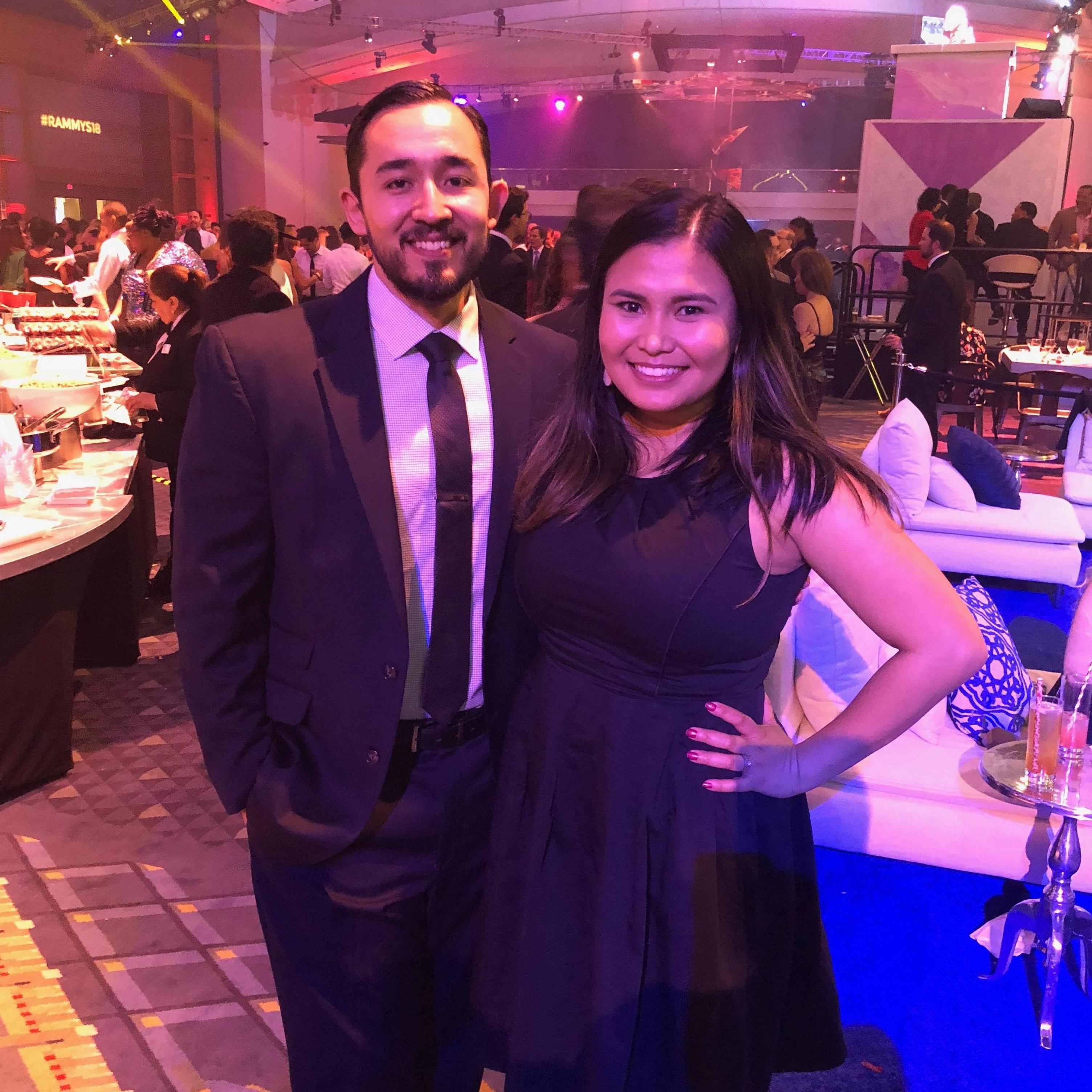 2018 - Just before hitting the dance floor at an event
