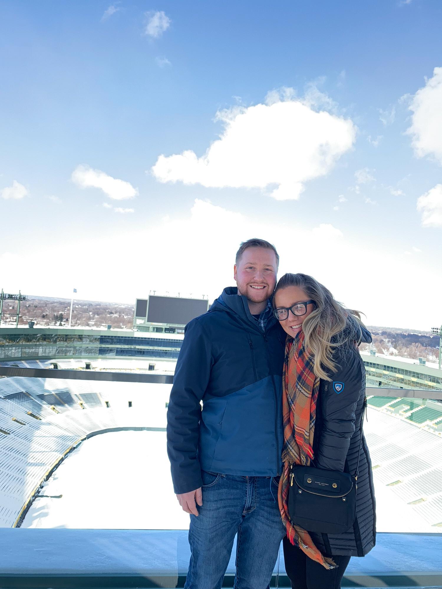 Private Lambeau Field Tour, February 2019.