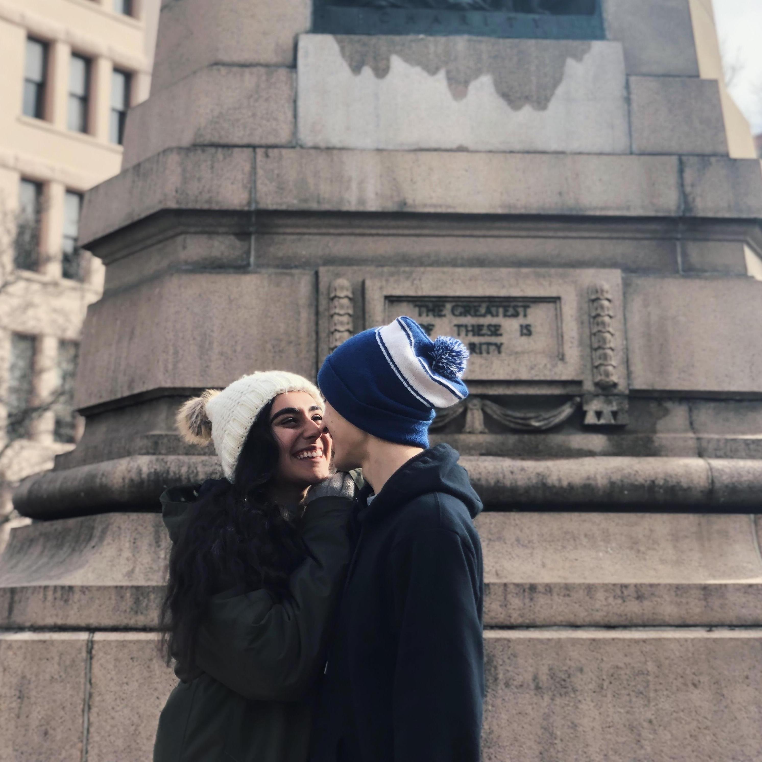 A friend snapped this photo of us in D.C and it is one of my all-time favorites! Jan, 2019