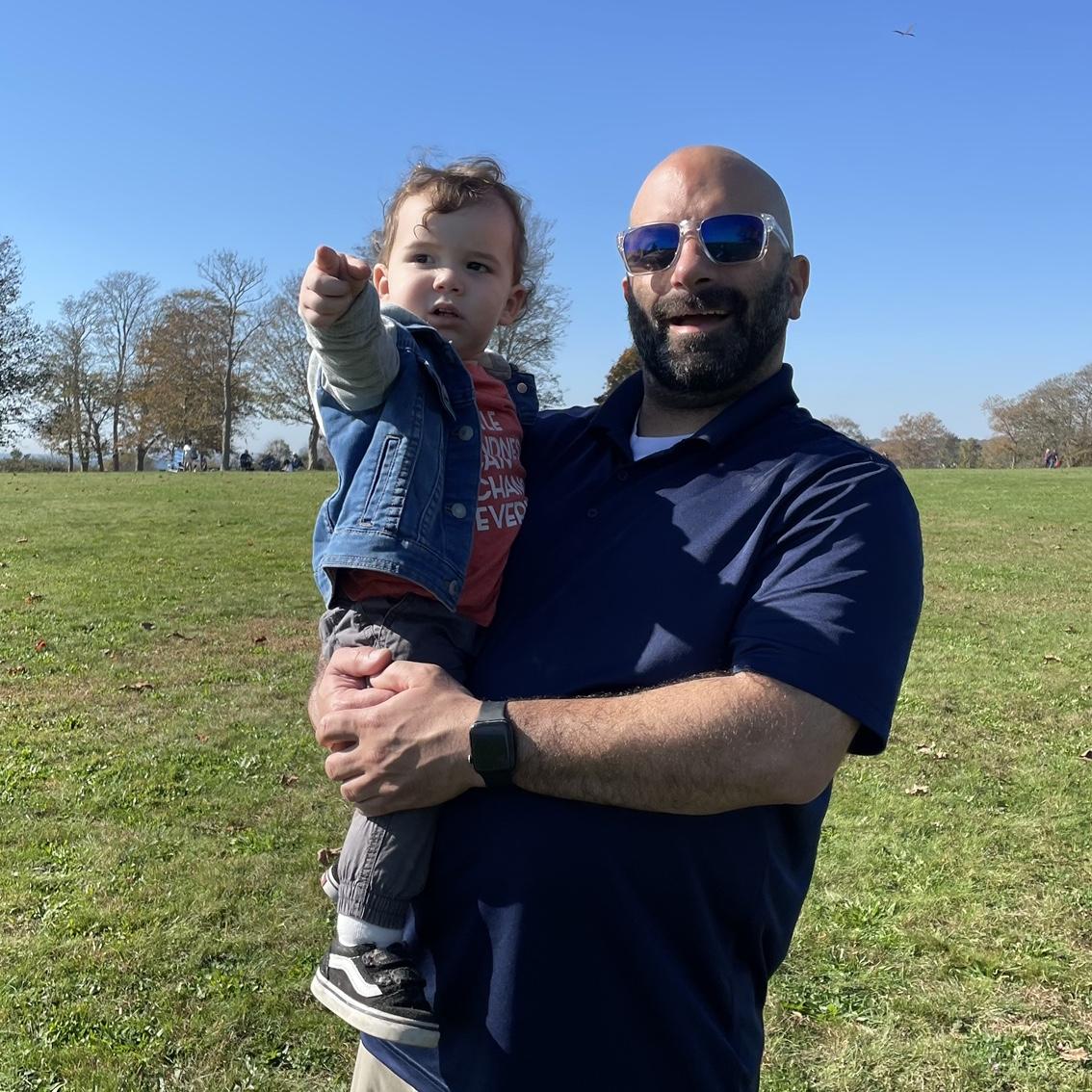 Nico with Uncle Dante